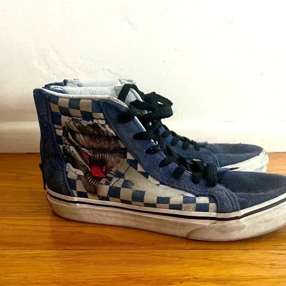 Vans Hugh Top Kids T. rex Sneakers size 2.5